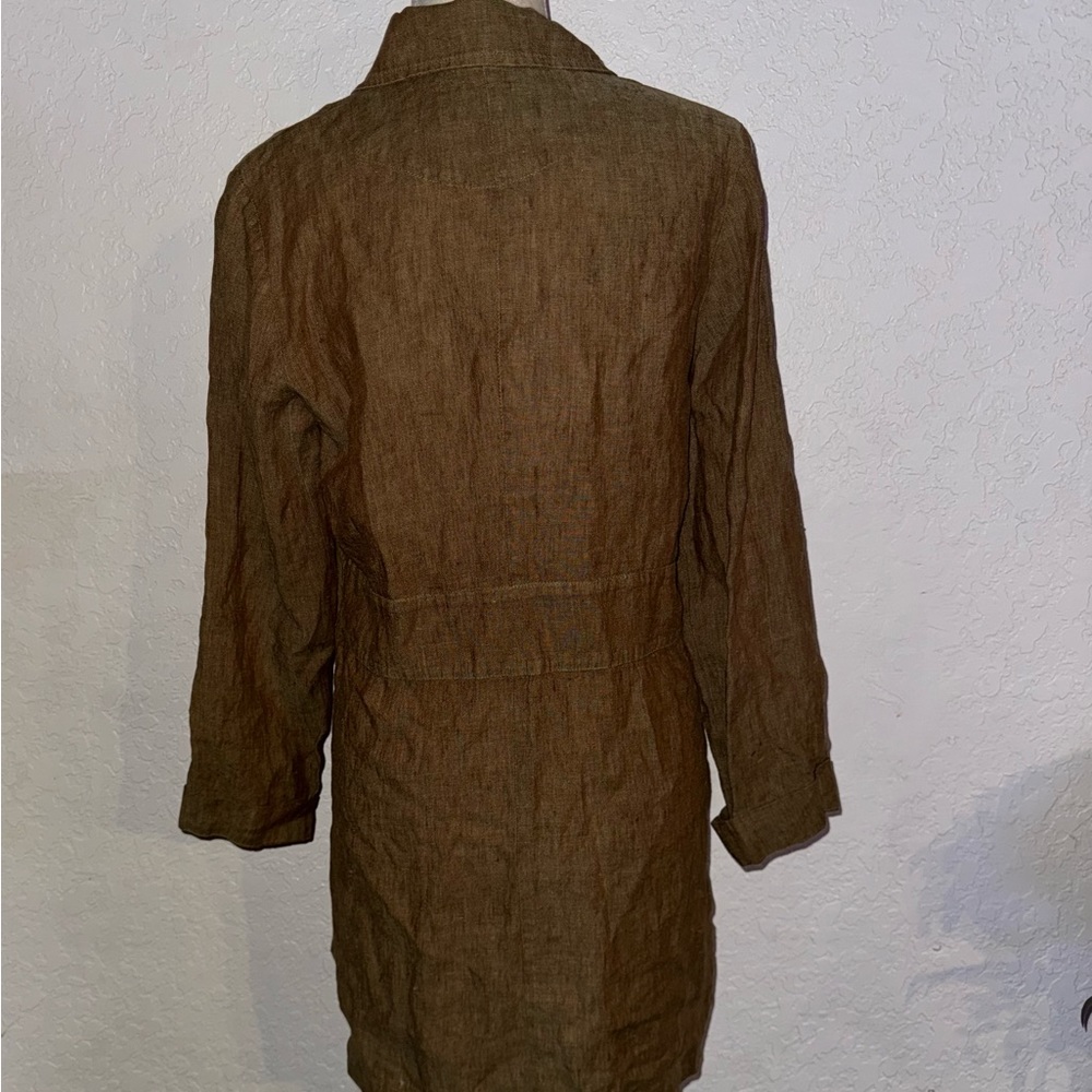 Flax Linen Button Down Shacket - image 2